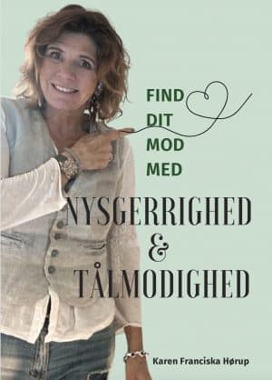 Forside af e-magasinet “Find dit mod” – om at turde tage nye skridt, selv når man tvivler.